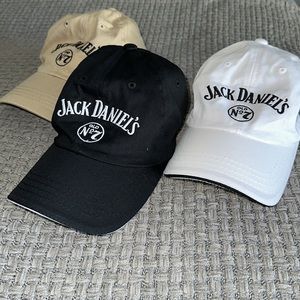Jack Daniels cap hats set of 3